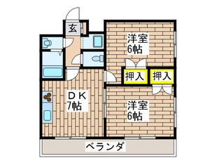 シティコート八王子の物件間取画像